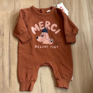 NWT Tiny Cottons Merci Playsuit